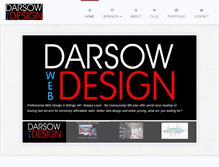 Tablet Screenshot of darsowwebdesign.com